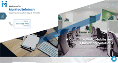 Desktop Screenshot of manfredinfotech.com